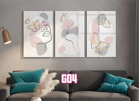 Pack de 3 cadres (#GIRLPWR)