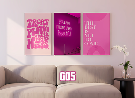 Pack de 3 cadres (#GIRLPWR)