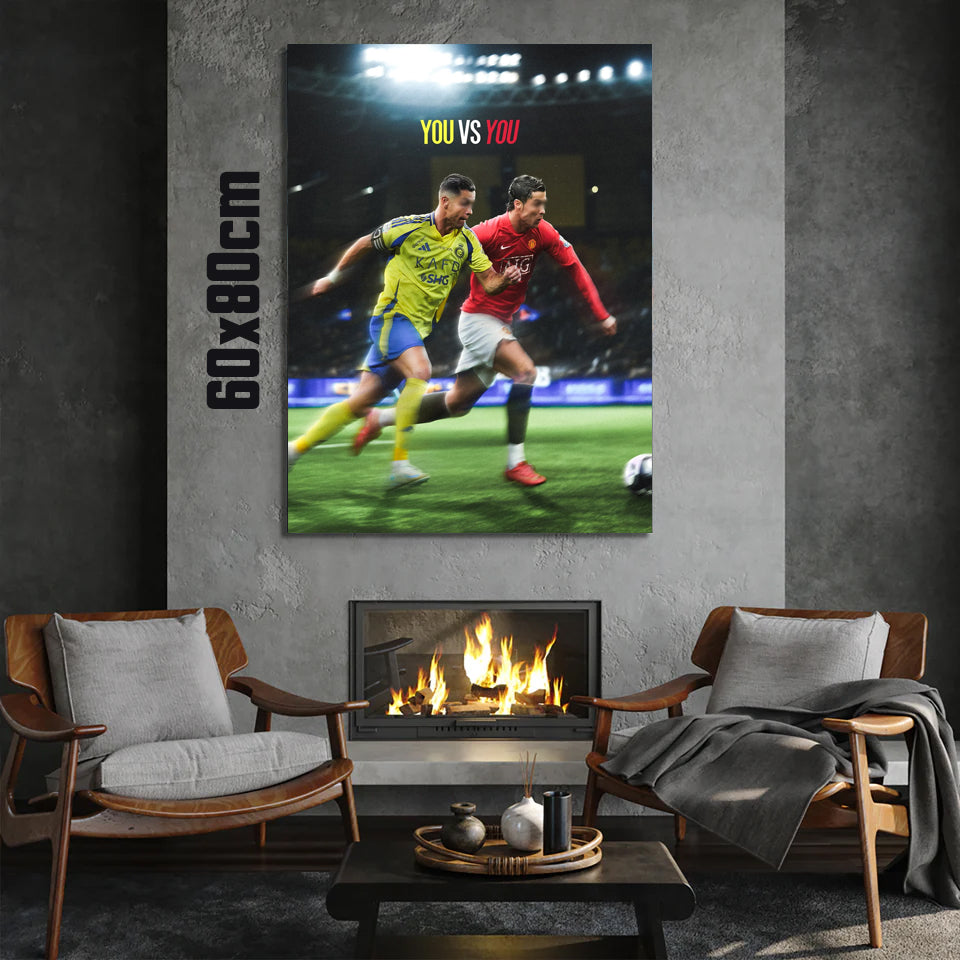 YOU VS YOU – Motivational Wall Art 0.6x0.8m